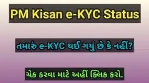 PM Kisan Ekyc થયું છે કે નહીં? તે કેવી રીતે ચેક કરવું?