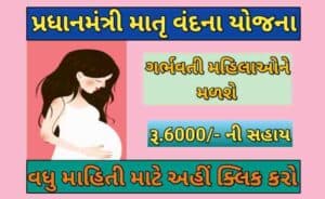 પ્રધાનમંત્રી માતૃ વંદના યોજના