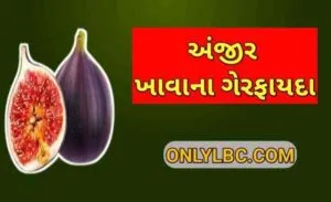 અંજીર ખાવાના ગેરફાયદા